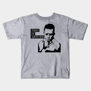 Albert Camus Absurd Kids T-Shirt